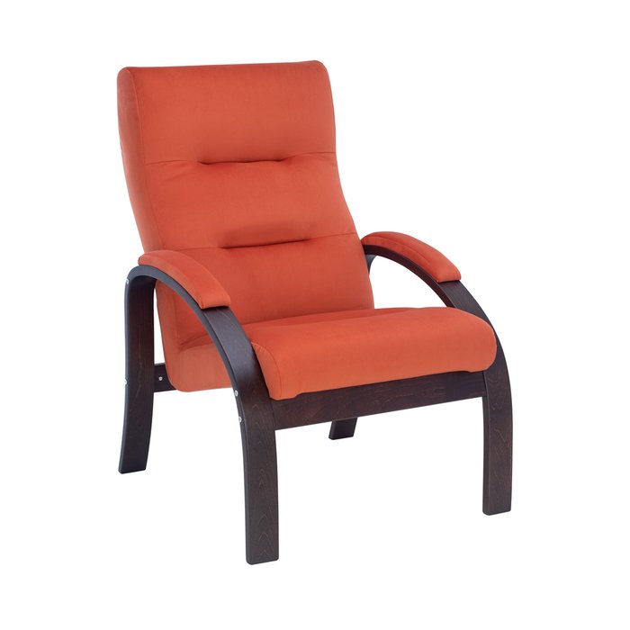 Кресло Лион оранжевого цвета 