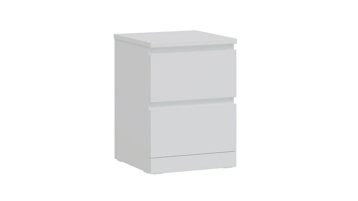 Комод Варма с двумя выдвижными ящиками белого цвета