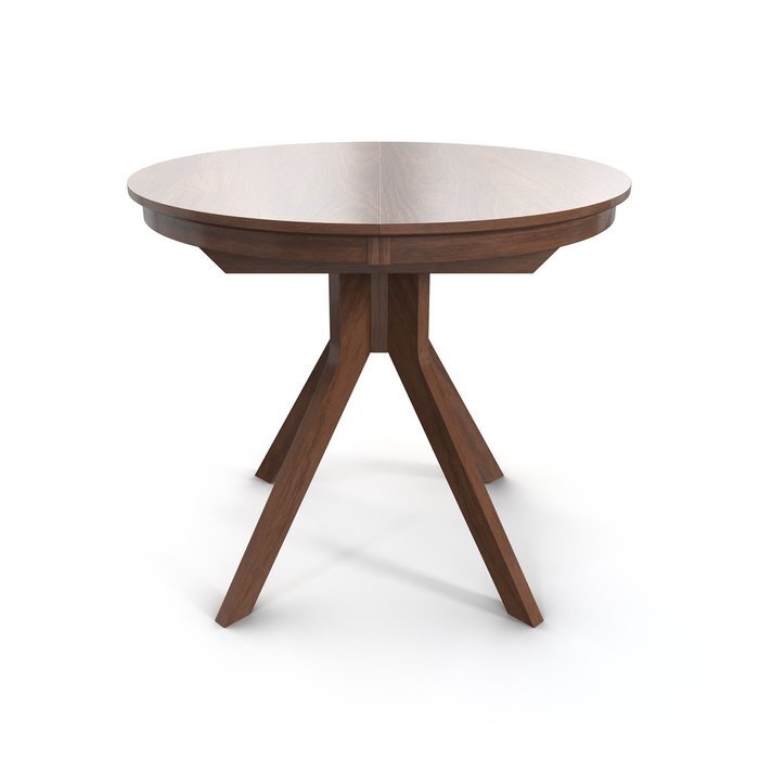 Раздвижной обеденный стол Местре коричневого цвета - лучшие Обеденные столы в INMYROOM