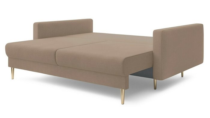 Диван-кровать Астро 150х200 светло-коричневого цвета - лучшие Прямые диваны в INMYROOM