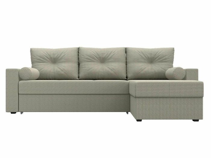 Угловой диван-кровать Верона бежево-серого цвета  правый угол - купить Угловые диваны по цене 44999.0