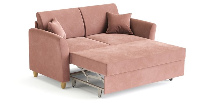 Диван-кровать Катарина розового цвета - лучшие Прямые диваны в INMYROOM