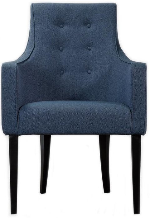Кресло Чикаго Сканди Блю Арт синего цвета - лучшие Интерьерные кресла в INMYROOM