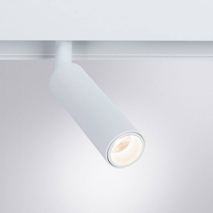 Магнитный трековый светильник Linea белого цвета - купить Трековые светильники по цене 2190.0