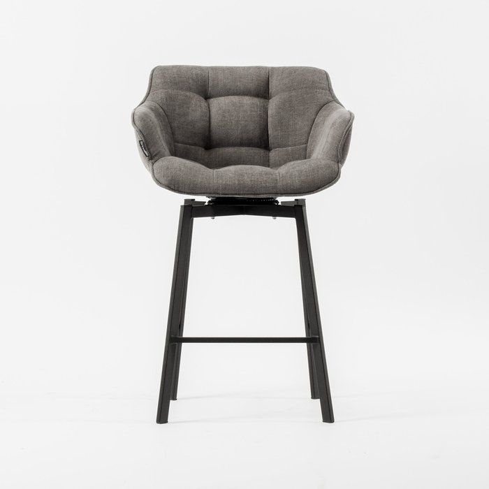 Полубарный стул Авиано темно-серого цвета - купить Барные стулья по цене 16990.0