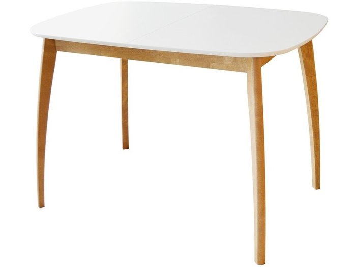 Стол раздвижной Спайдер мини бежево-белого цвета - купить Обеденные столы по цене 26925.0