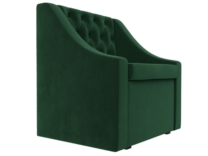 Кресло Мерлин с ящиком зеленого цвета - лучшие Интерьерные кресла в INMYROOM