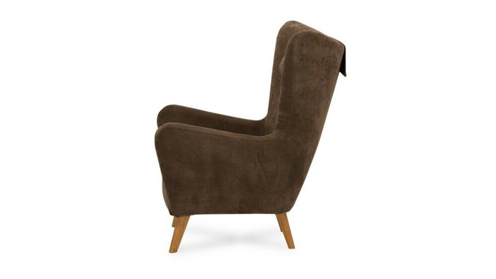 Кресло Лестер 2 коричневого цвета - лучшие Интерьерные кресла в INMYROOM