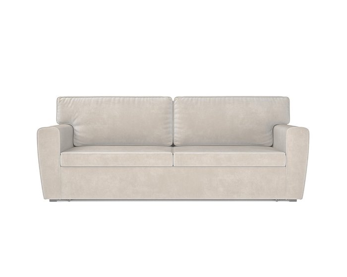 Прямой диван-кровать Оскар светло-бежевого цвета - купить Прямые диваны по цене 34090.0
