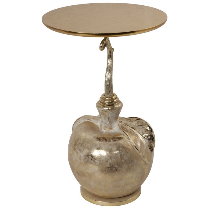 Столик декоративный  Яблоко Евы Айвори золотого цвета - лучшие Кофейные столики в INMYROOM
