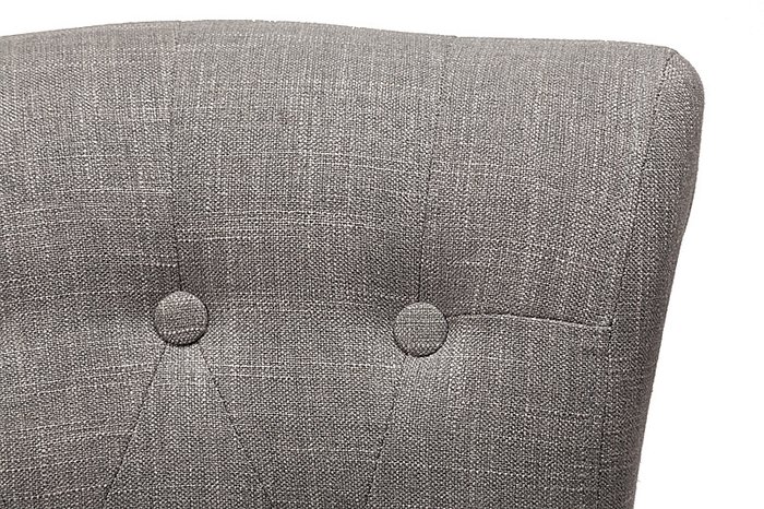 Стул с мягкой обивкой Benson Серый Лен - купить Обеденные стулья по цене 16000.0
