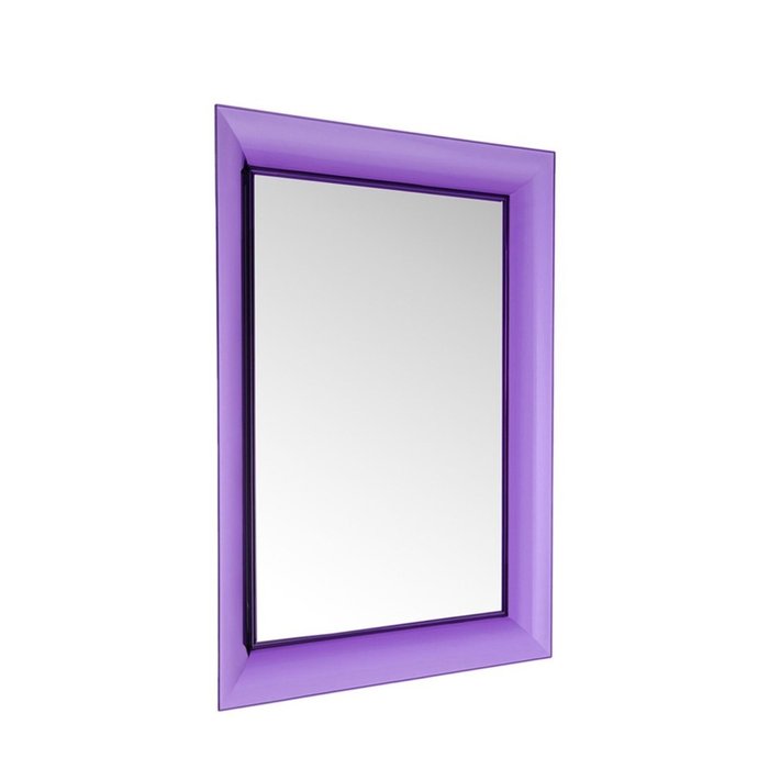 Зеркало Francois Ghost глянцево-фиолетового цвета - лучшие Настенные зеркала в INMYROOM