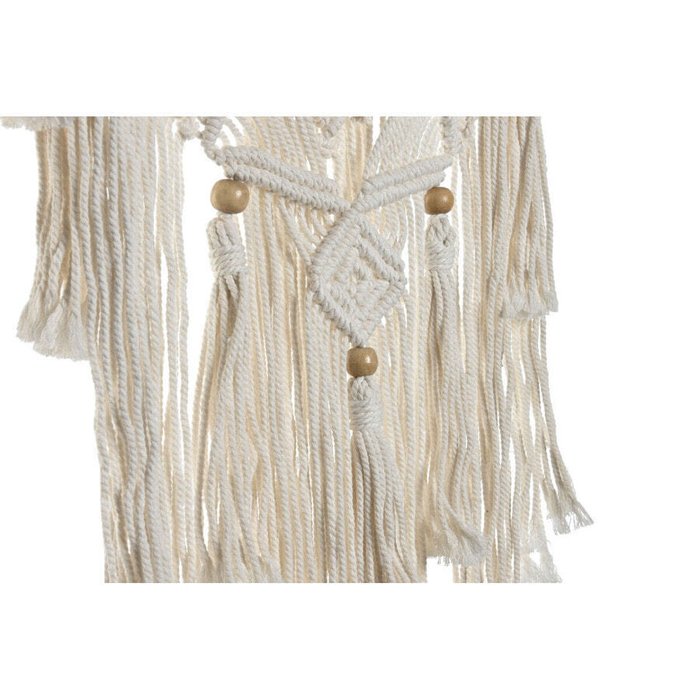 Подвесной декор Home ESPRIT Кремовый Натуральный Boho макраме (2 штук) - лучшие Аксессуары для гостиной в INMYROOM Подвесной декор Home ESPRIT Кремовый Натуральный Boho макраме (2 штук) - лучшие Аксессуары для гостиной в INMYROOM
