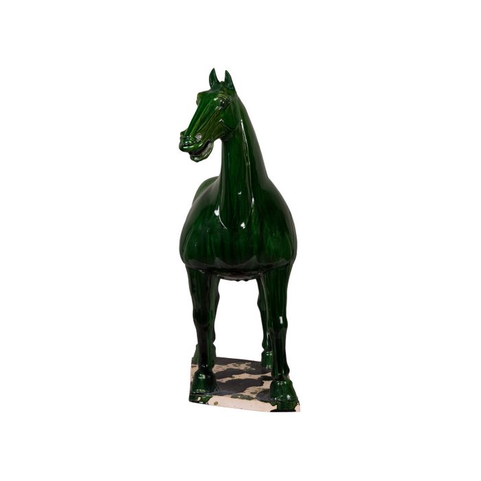 Статуэтка конь Gezellig темно-зеленого цвета - купить Фигуры и статуэтки по цене 20838.0