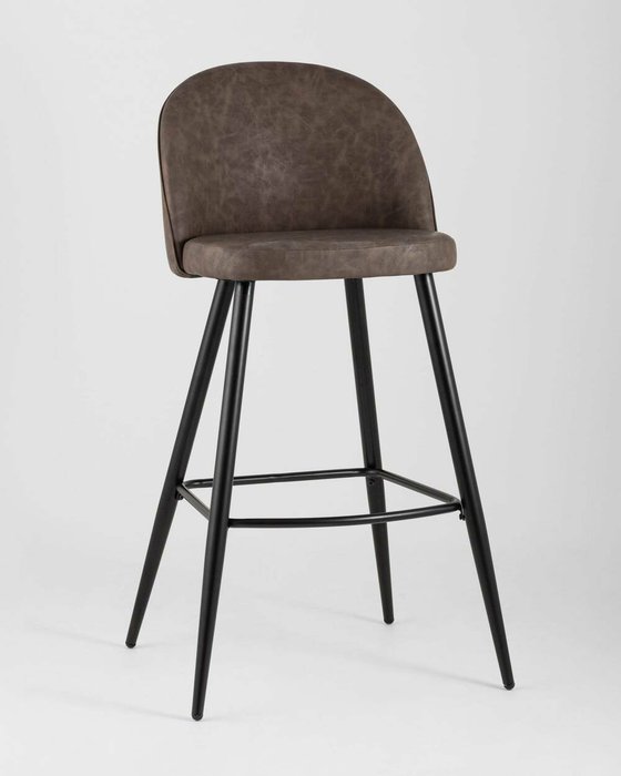 Стул барный Лион коричневого цвета - купить Барные стулья по цене 4780.0