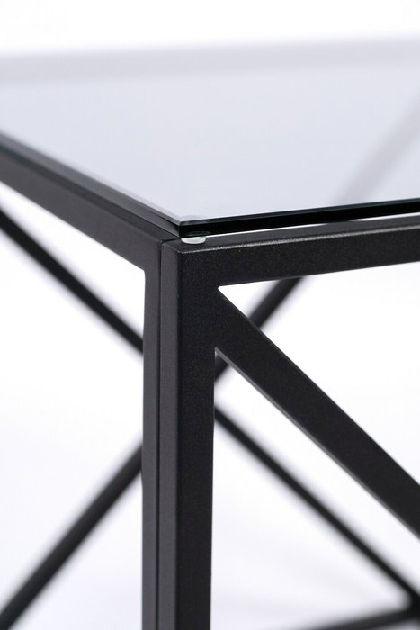 Журнальный столик 2 серо-черного цвета - купить Журнальные столики по цене 12500.0