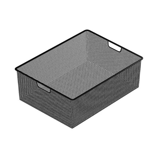 Корзина мелкосеточная 56x41 черного цвета