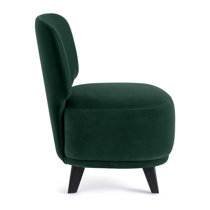 Кресло из велюра Odalie зеленого цвета - лучшие Интерьерные кресла в INMYROOM