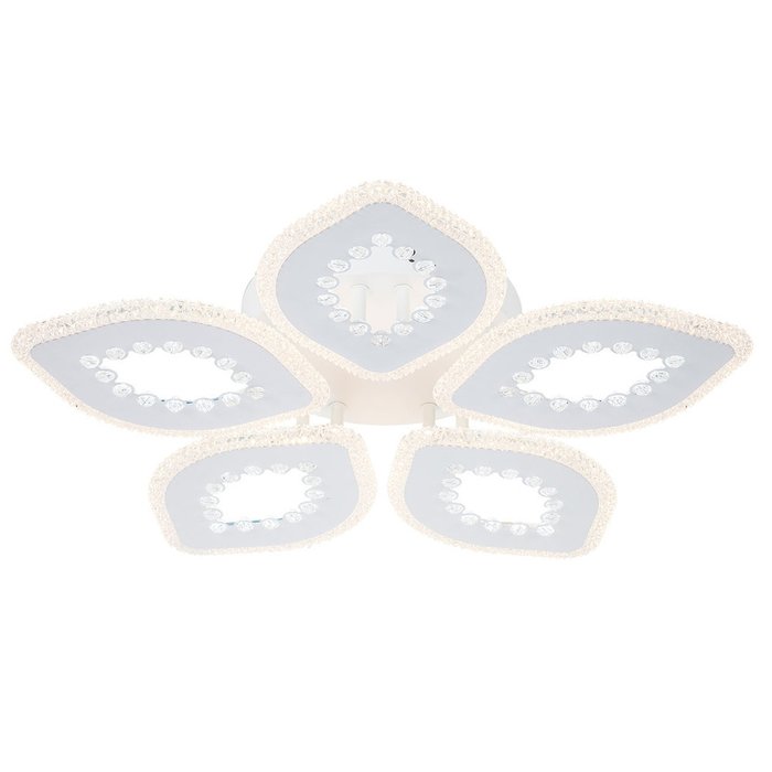 Потолочная светодиодная люстра Dew белого цвета - лучшие Потолочные люстры в INMYROOM
