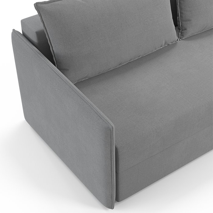 Диван-кровать Shaggy светло-серого цвета - купить Прямые диваны по цене 42560.0