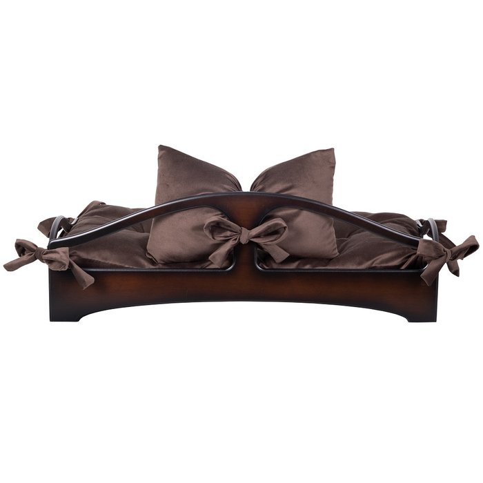 Лежанка для животных Софли темно-коричневого цвета - лучшие Мебель для домашних питомцев в INMYROOM