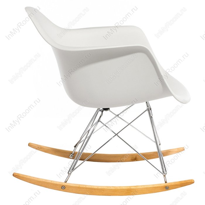 Кресло-качалка Poc белого цвета - лучшие Интерьерные кресла в INMYROOM