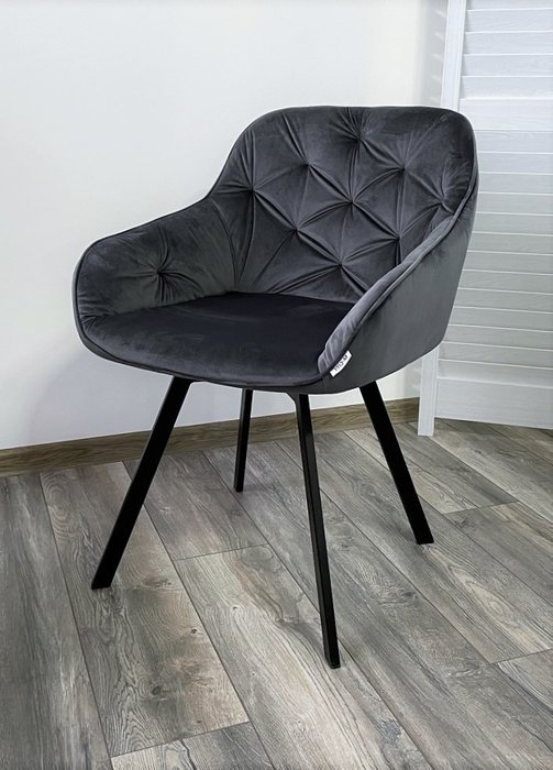 Стул поворотный Gale серого цвета - купить Обеденные стулья по цене 10050.0