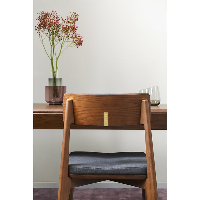 Стул Aska серо-коричневого цвета  - лучшие Обеденные стулья в INMYROOM