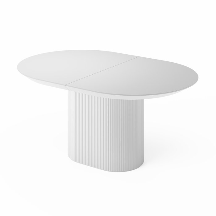 Раздвижной обеденный стол Рана S белого цвета