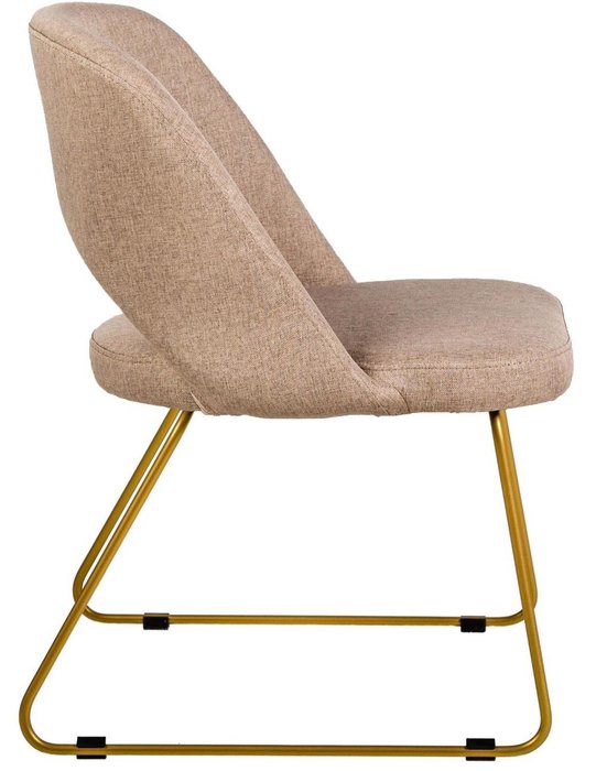 Стул Lars браун бежевого цвета - лучшие Обеденные стулья в INMYROOM