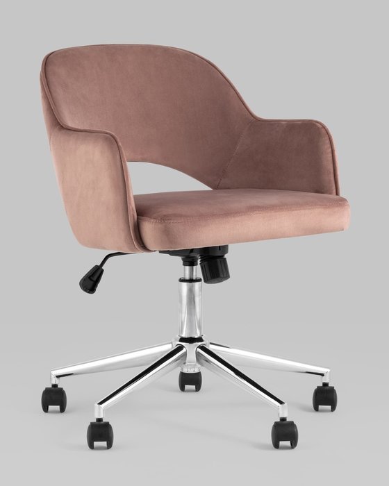 Кресло офисное Кларк розового цвета - купить Офисные кресла по цене 12990.0