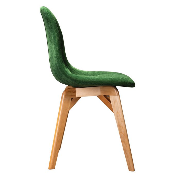 Стул Сканди Грин зеленого цвета - лучшие Обеденные стулья в INMYROOM