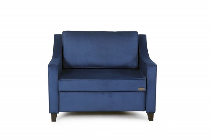 Диван-кровать Джерси 2 М синего цвета - купить Прямые диваны по цене 29690.0