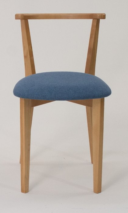 Стул Франк сине-бежевого цвета - купить Обеденные стулья по цене 6490.0