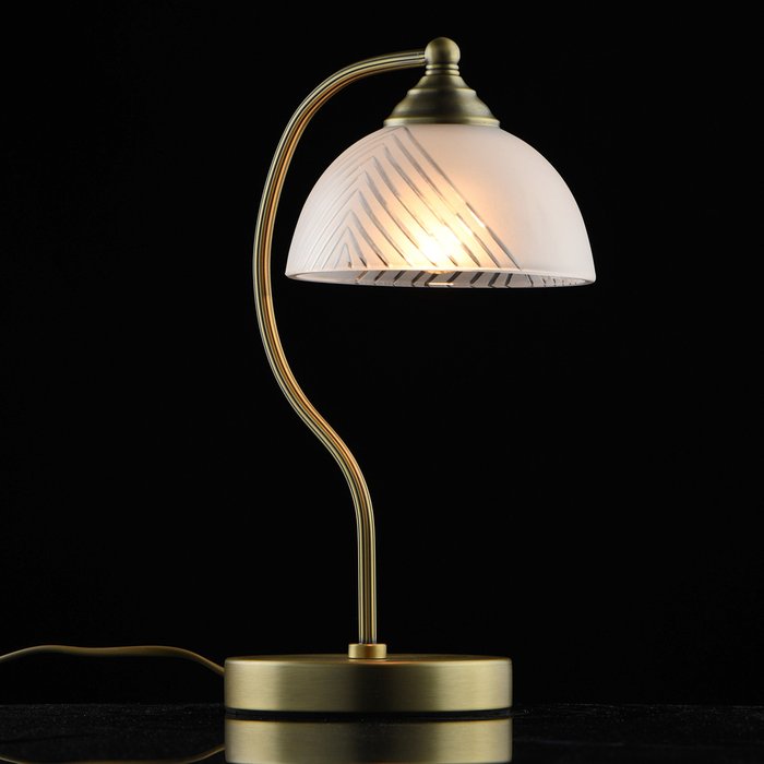 Настольная лампа Афродита коричневого цвета - купить Настольные лампы по цене 13710.0