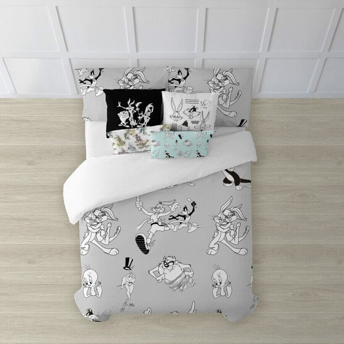 Пододеяльник Looney Tunes Looney BN Белый black 175 темы 260 x 240 cm Пододеяльник Looney Tunes Looney BN Белый black 175 темы 260 x 240 cm