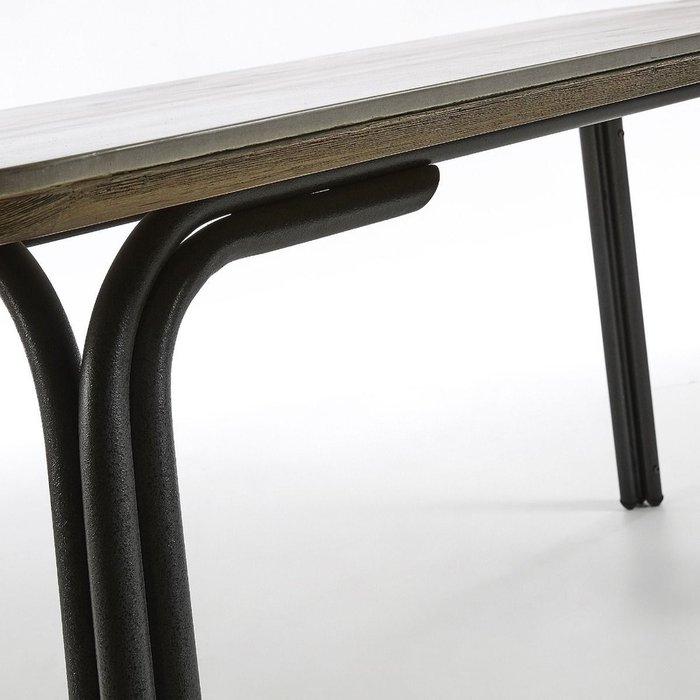 Обеденный стол Bernon с комбинированной столешницей - лучшие Садовые столы в INMYROOM