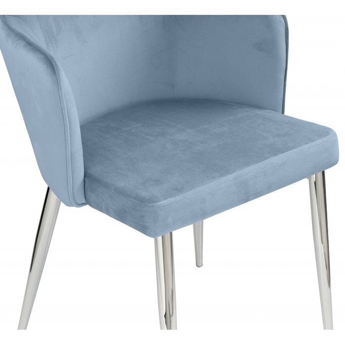 Стул Benza голубого цвета - лучшие Обеденные стулья в INMYROOM