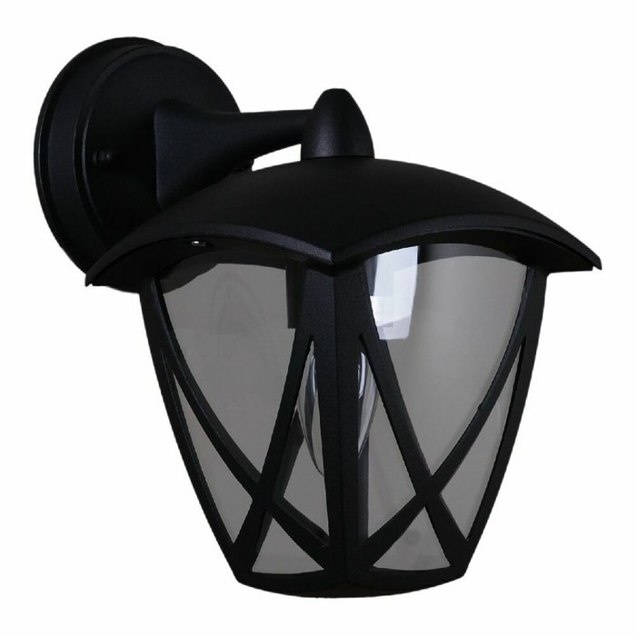 Уличный настенный светильник 08302-9.2-001SJ Top mount BK черного цвета - купить Настенные уличные светильники по цене 2430.0
