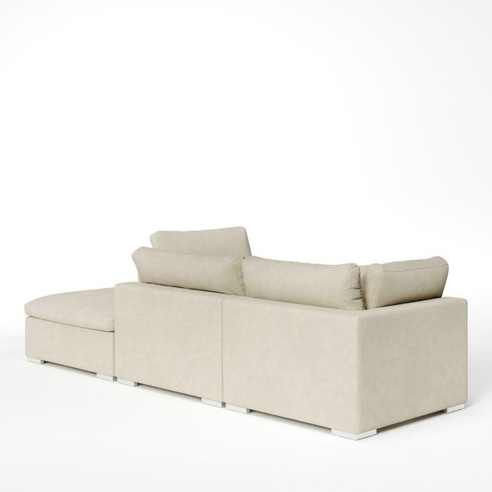 Модульный диван Хоган бело-молочного цвета - лучшие Угловые диваны в INMYROOM