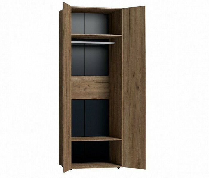 Шкаф для одежды Neo коричневого цвета - купить Шкафы распашные по цене 16924.0