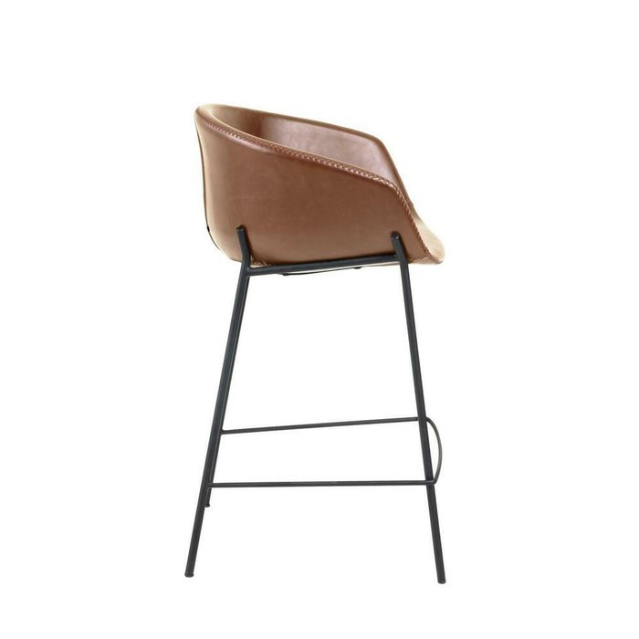 Полубарный стул Zadine с обивкой из искусственной кожи - купить Барные стулья по цене 69990.0