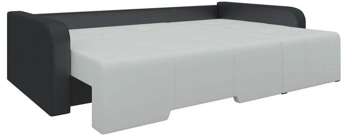 Угловой диван-кровать Манхеттен бело-черного цвета (экокожа) - лучшие Угловые диваны в INMYROOM