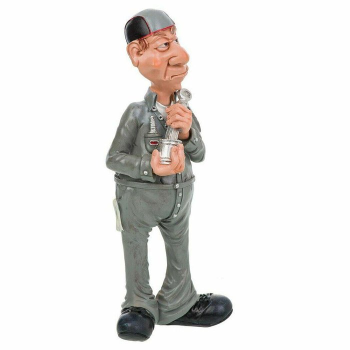 Декоративная фигура полистоун Механик 8 x 25 x 10 cm