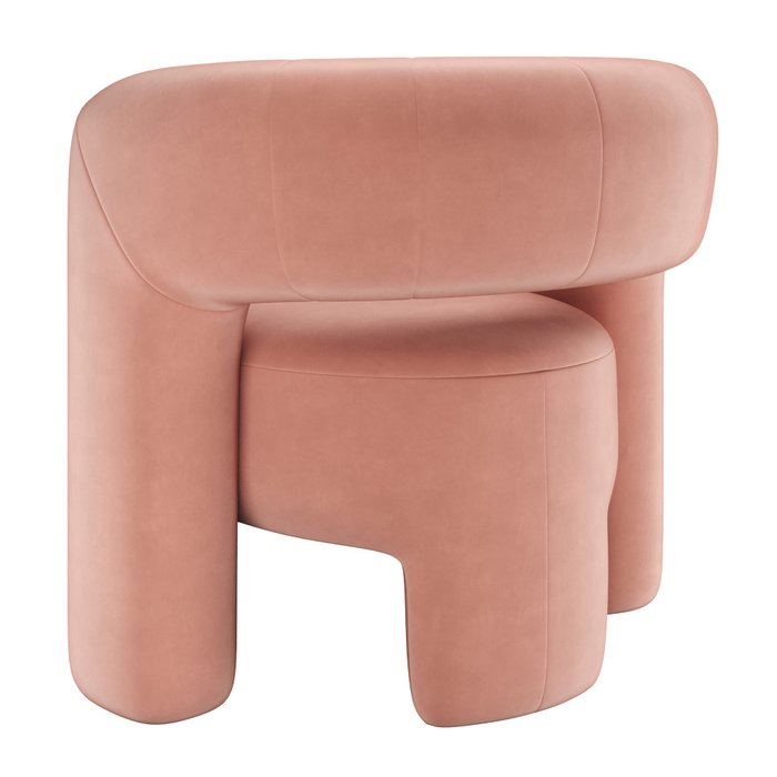 Кресло Zampa розового цвета - лучшие Интерьерные кресла в INMYROOM