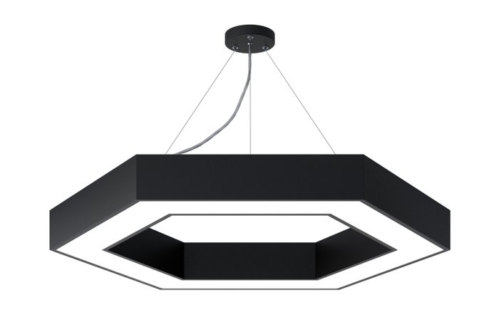 Подвесной светильник Geometria Б0050557 (пластик, цвет черный)