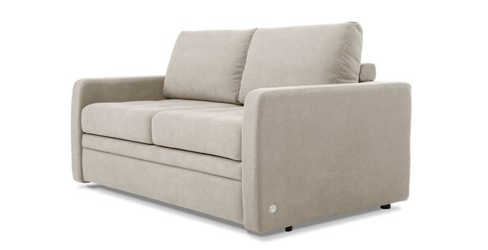 Прямой диван-кровать Бруно бежевого цвета  - купить Прямые диваны по цене 64128.0