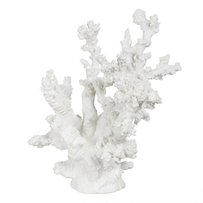 Декоративная фигура Белый Смола Коралл 17 x 17 x 20 cm