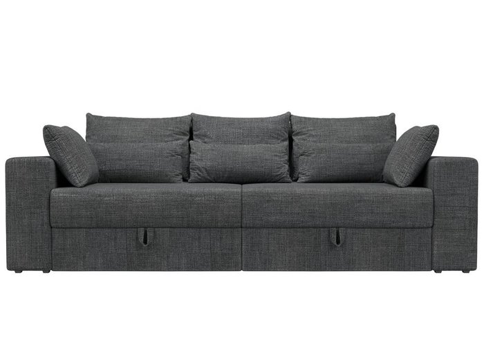Прямой диван-кровать Мэдисон серого цвета - купить Прямые диваны по цене 37990.0