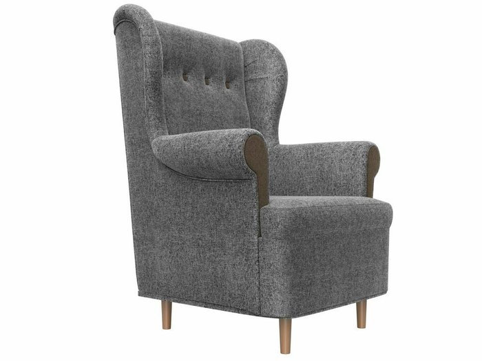 Кресло Торин серого цвета - лучшие Интерьерные кресла в INMYROOM